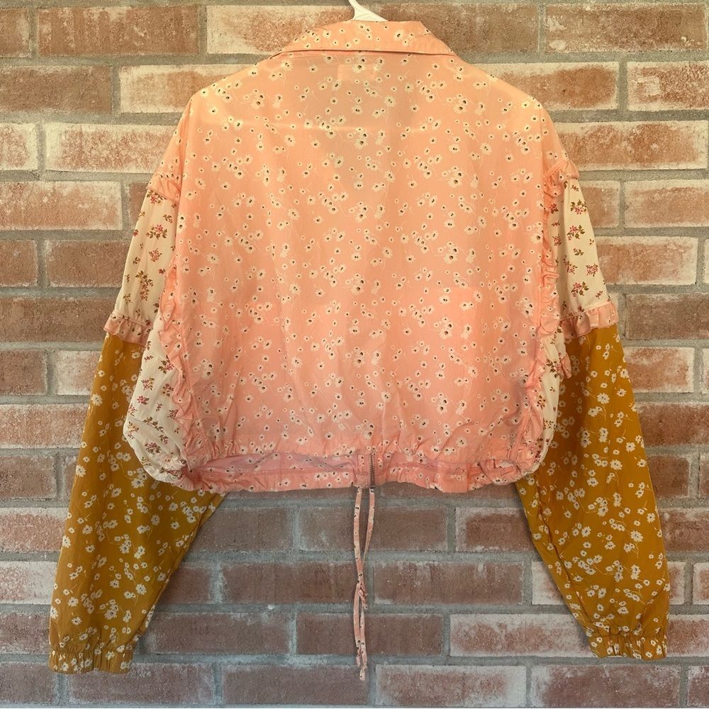 Sincerely Jules Bandier Wilder Jacket Windbreaker Women’s Large Cottage Floral - Picture 8 of 12